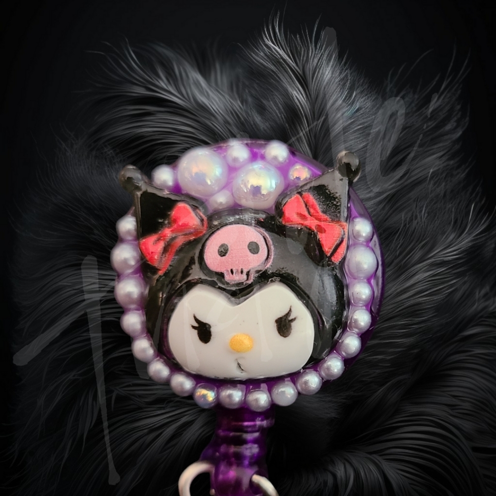 ⭐️3/$20⭐️ Kuromi Badge Reel